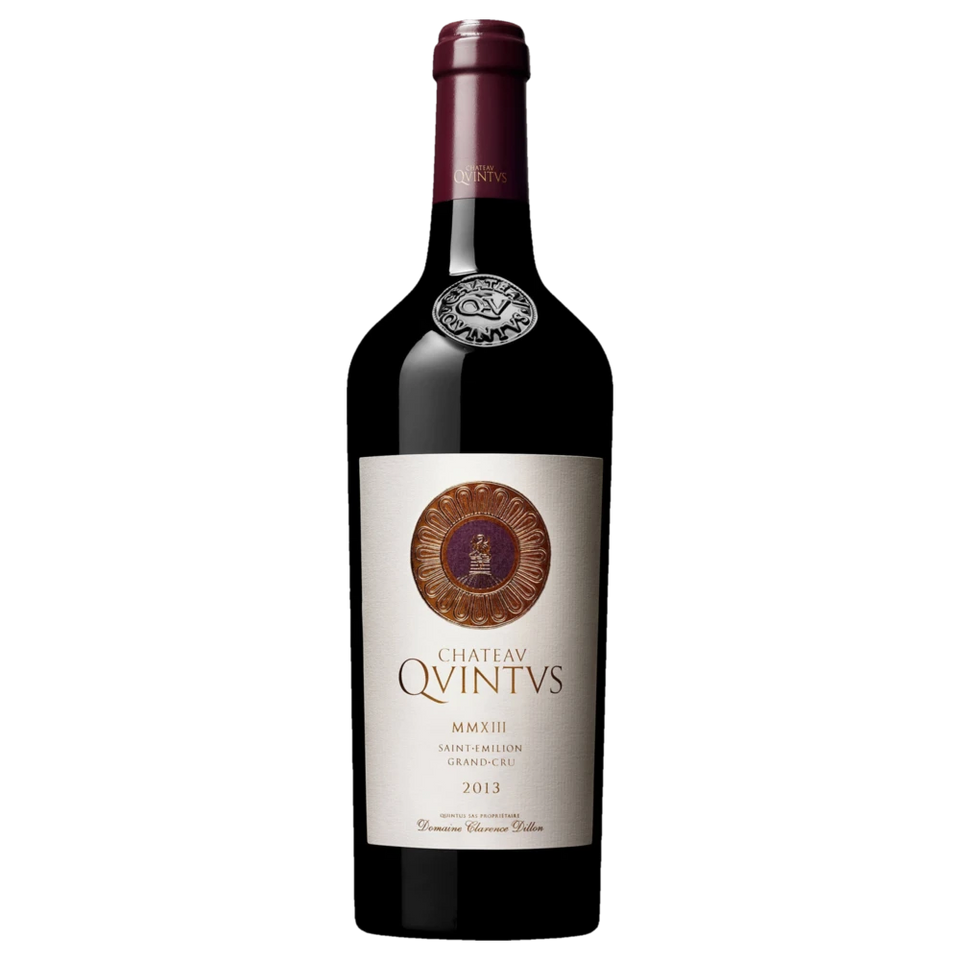 A bottle of 2015 Chateau Quintus 750ml Red Wine