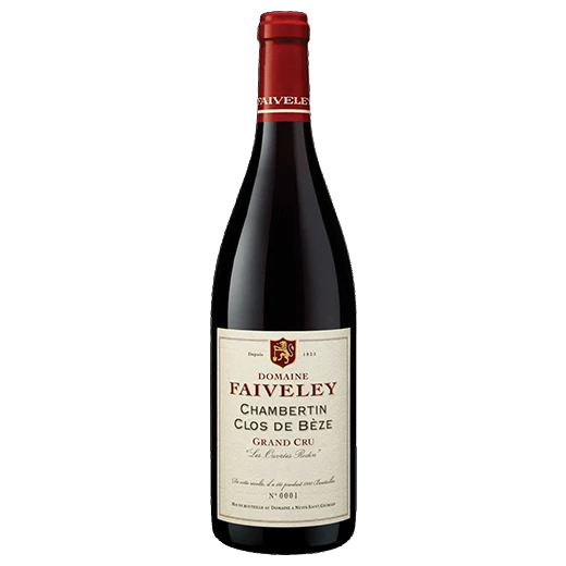 A bottle of 2015 Faiveley Chambertin Clos de Beze les ouvrees Rod 750ml Red Wine