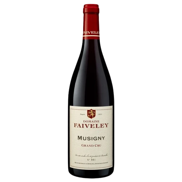 A bottle of 2015 Faiveley Musigny Grand Cru 2015 1500mL 1500ml Red Wine