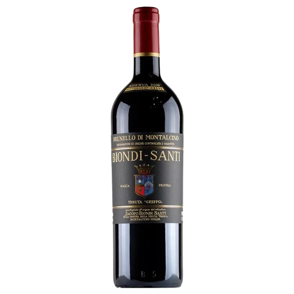 A bottle of 2015 Tenuta Greppo Biondi Santi Riserva 2015 1500mL 1500ml Red Wine