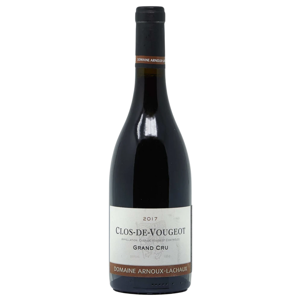 A bottle of 2017 Arnoux Lachaux Clos Vougeot 750ml Red Wine