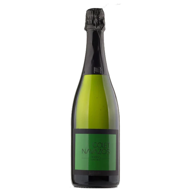 A bottle of 2017 Colet Navazos Reserva Extra Brut 750ml Sparkling Wine