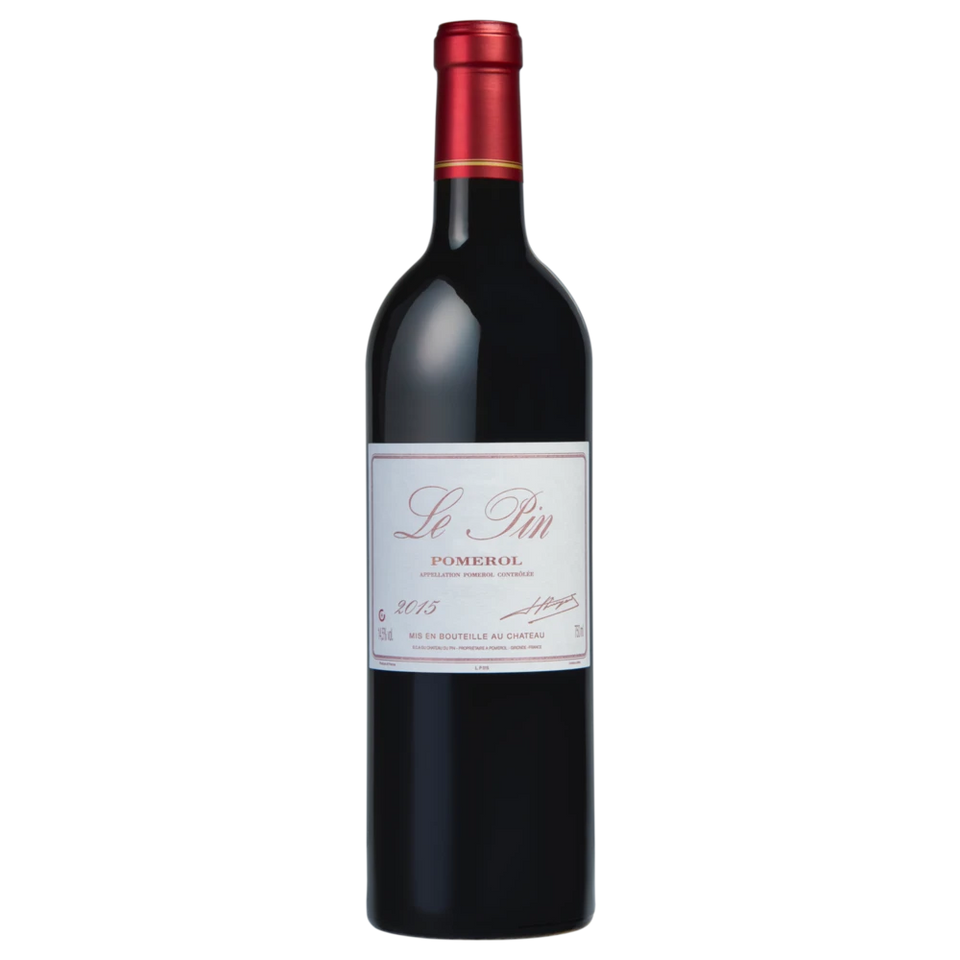 A bottle of 2017 Le Pin 750ml Red Wine