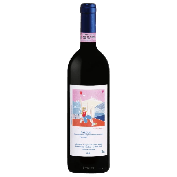 A bottle of 2017 Roberto Voerzio Fossati 750ml Red Wine