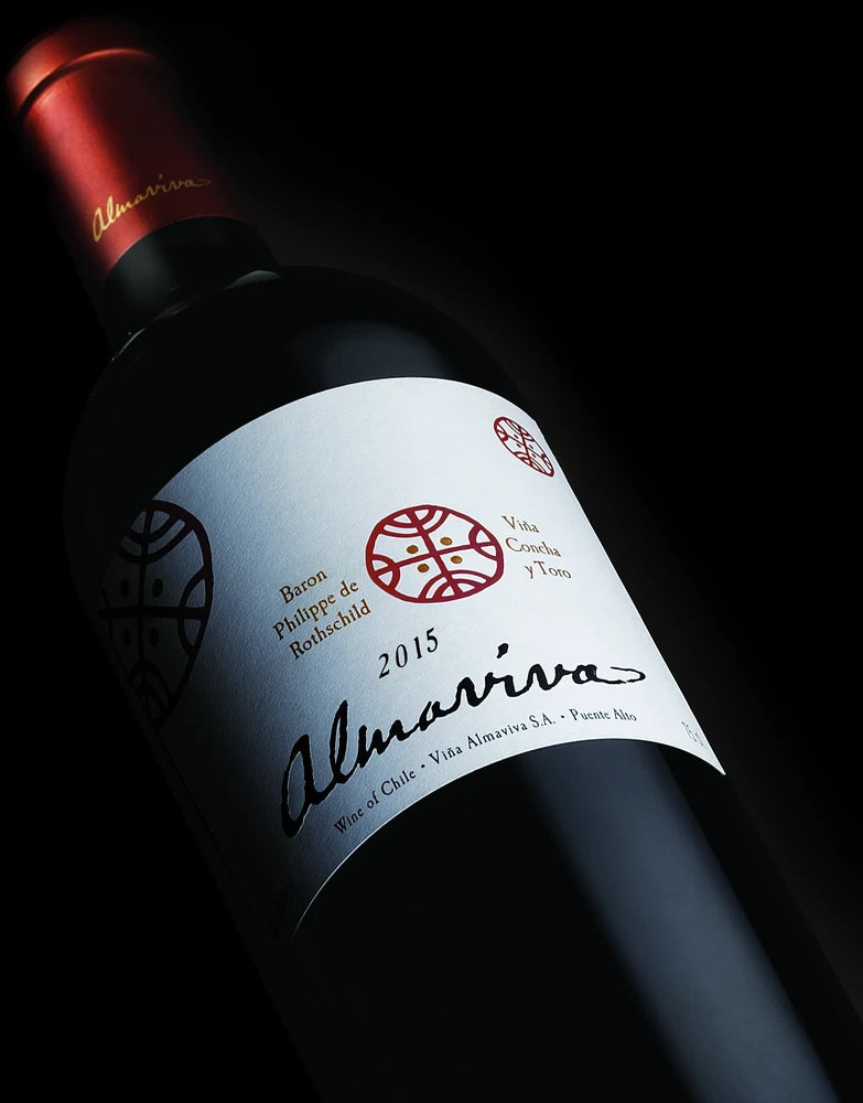 A bottle of 2018 Almaviva 2018 1500ml Red Wine