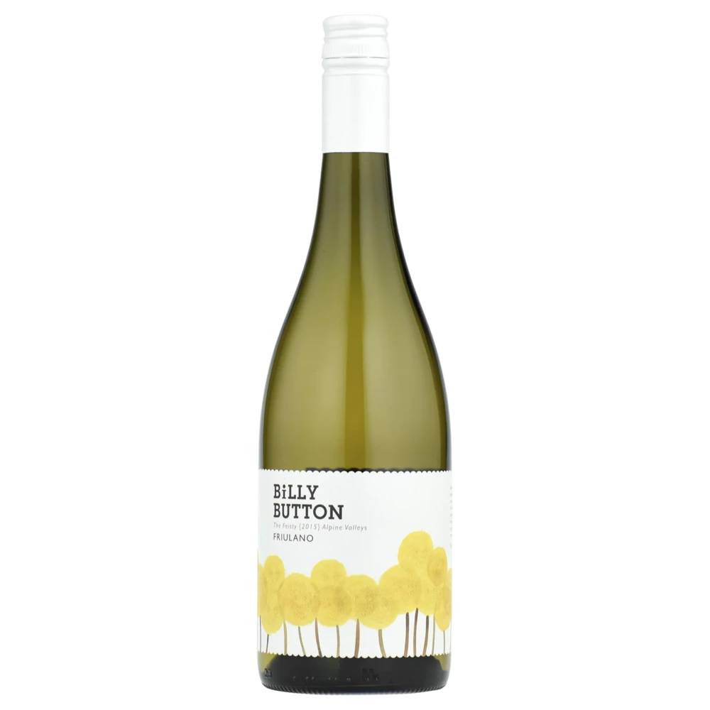 A bottle of 2018 Billy Button Friulano 750ml White Wine