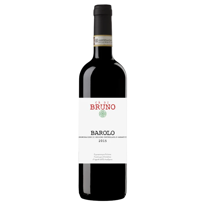 A bottle of 2018 Ca Di Bruno Barolo DOCG 750ml Red Wine
