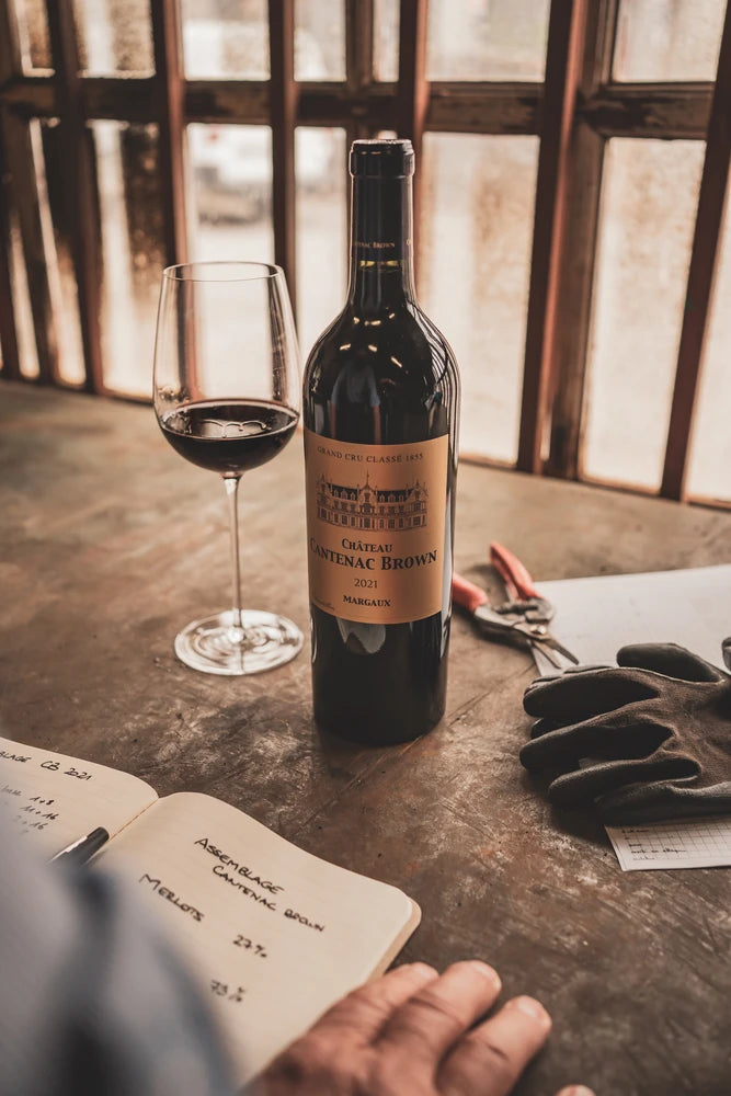 A bottle of 2018 Cantenac Brown 750ml Red Wine