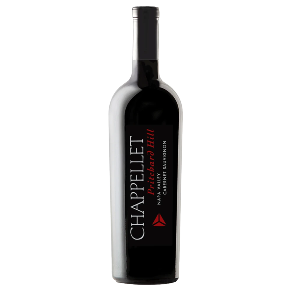 A bottle of 2018 Chappellet Pritchard Hill 750ml Red Wine
