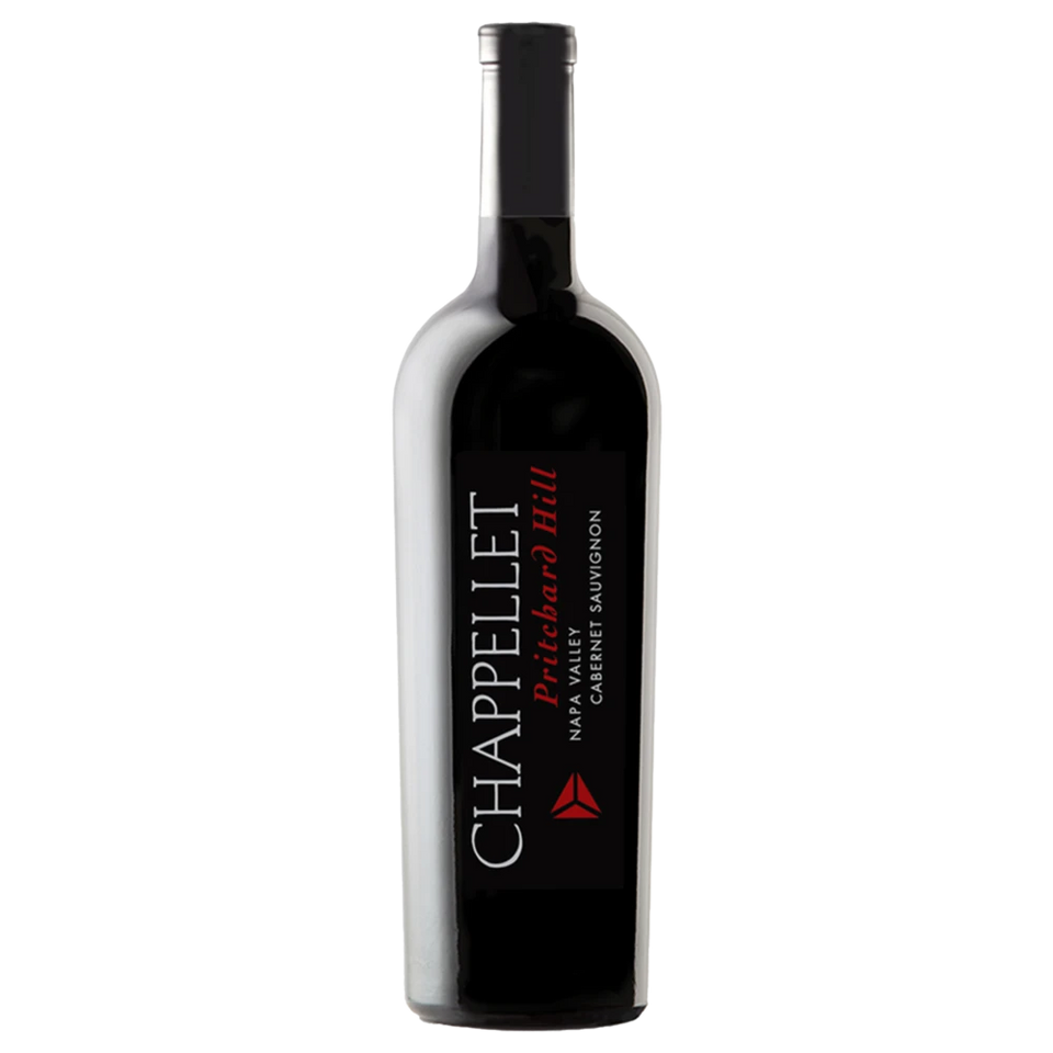 A bottle of 2018 Chappellet Pritchard Hill 750ml Red Wine