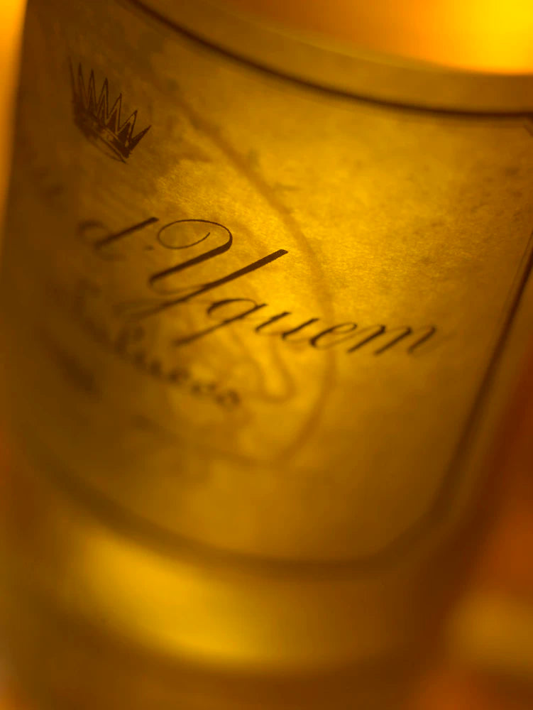 A bottle of 2018 Chateau Yquem 12000ml White Wine
