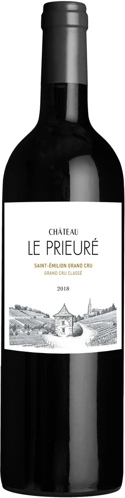 A bottle of 2018 Le Prieuré 750ml Red Wine