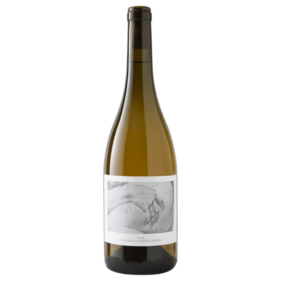 A bottle of 2018 Peninsula Skin Contact Albariño 750ml White Wine