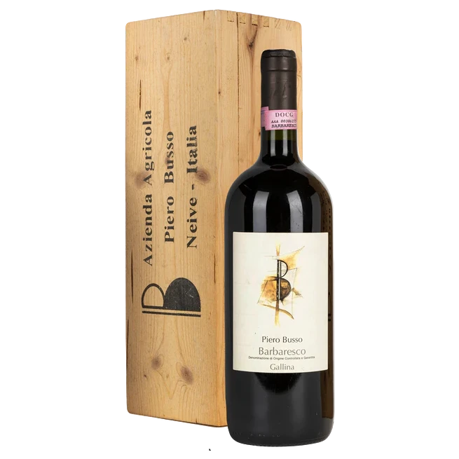 A bottle of 2018 Piero Busso Barbaresco Gallina () 1500ml Red Wine