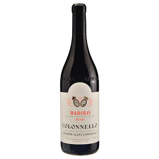 A bottle of 2018 Poderi Aldo Conterno Barolo DOCG Colonnello 750ml Red Wine