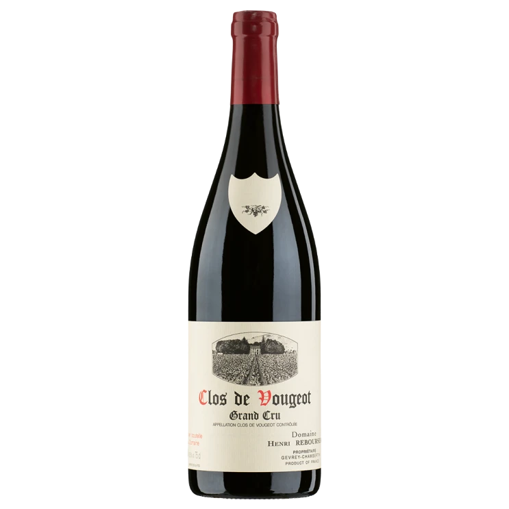 A bottle of 2018 Rebourseau Clos De Vougeot 750ml Red Wine