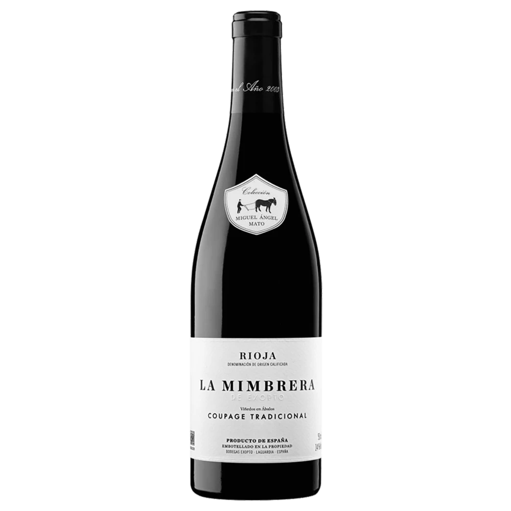 A bottle of 2019 Bodegas Exopto La Mimbrera de Exopto 750ml Red Wine