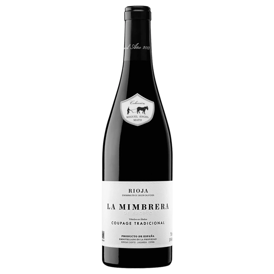 A bottle of 2019 Bodegas Exopto La Mimbrera de Exopto 750ml Red Wine