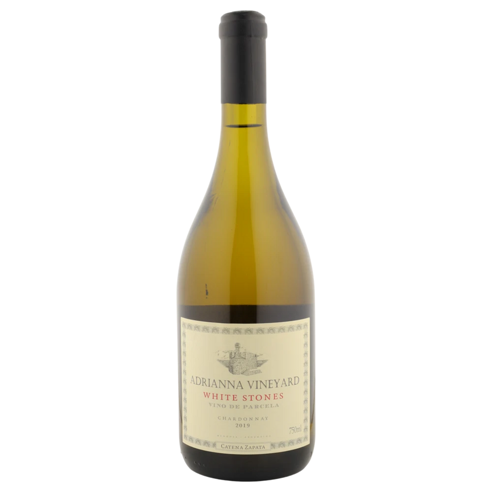 A bottle of 2019 Catena Zapata Adrianna Vineyard White Stones Chardonnay 750ml White Wine