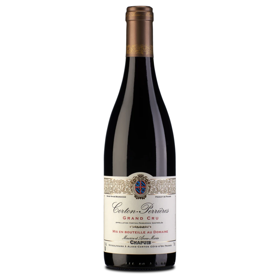 A bottle of 2019 Chapuis Corton Perrieres 750ml Red Wine