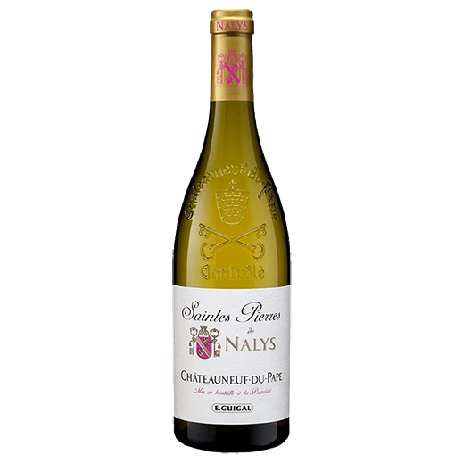 A bottle of 2019 Chateau de Nalys Saintes Pierres de Nalys Blanc 750ml White Wine