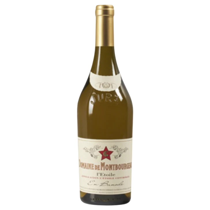 A bottle of 2019 Domaine de Montbourgeau l'Etoile En Banode Jura Blanc 750ml White Wine