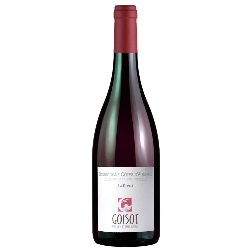 A bottle of 2019 Domaine Guilhem & J Hugues Goisot Bourgogne Côtes d'Auxerre La Ronce Rouge 750ml Red Wine