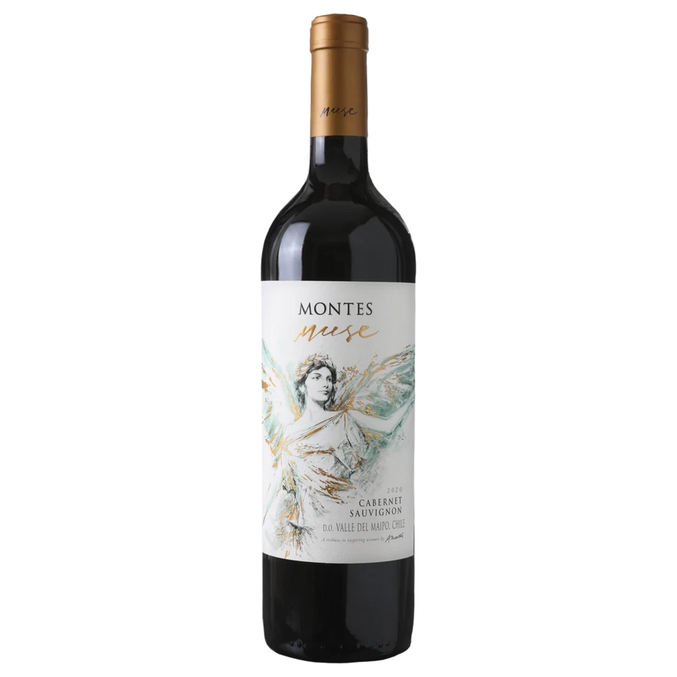 A bottle of 2019 Montes Muse 750ml Red Wine