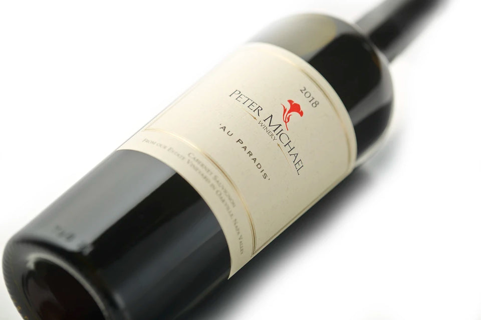 A bottle of 2019 Peter Michael Au Paradis 750ml Red Wine