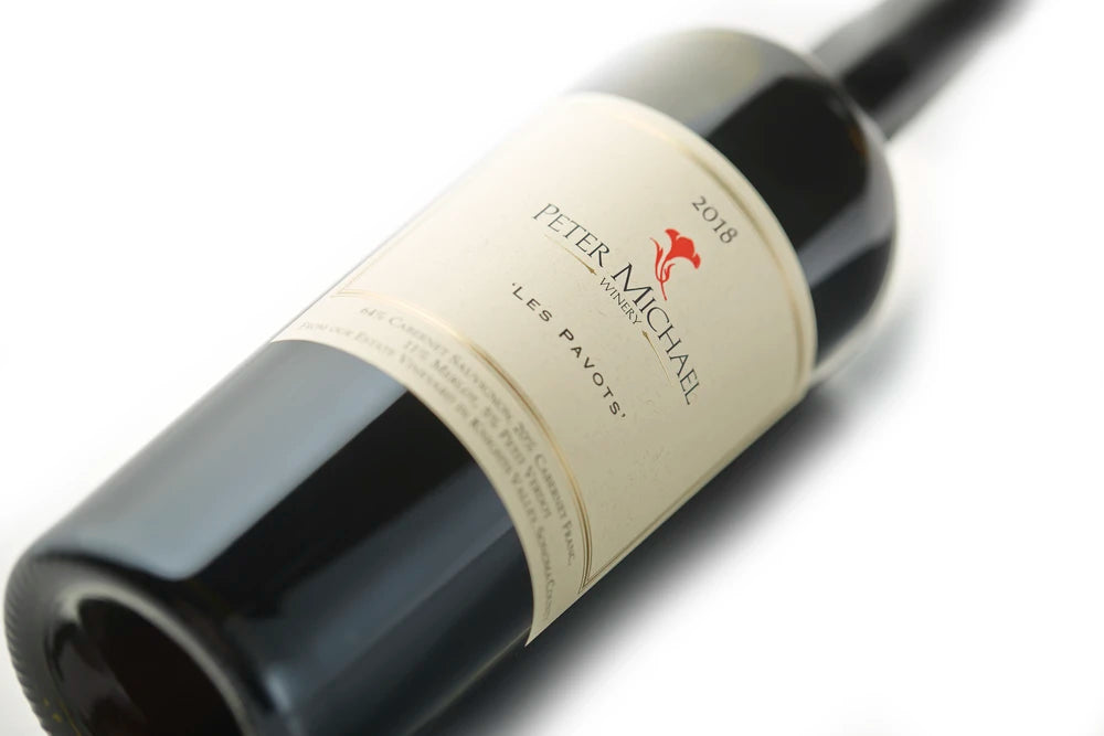A bottle of 2019 Peter Michael Les Pavots 750ml Red Wine