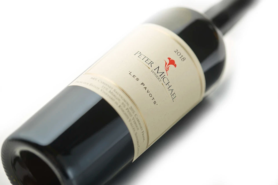 A bottle of 2019 Peter Michael Les Pavots 750ml Red Wine