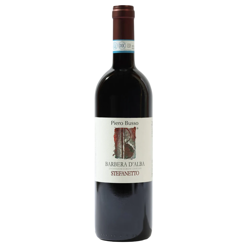 A bottle of 2019 Piero Busso Barbera d’ Alba Stefanetto 750ml Red Wine