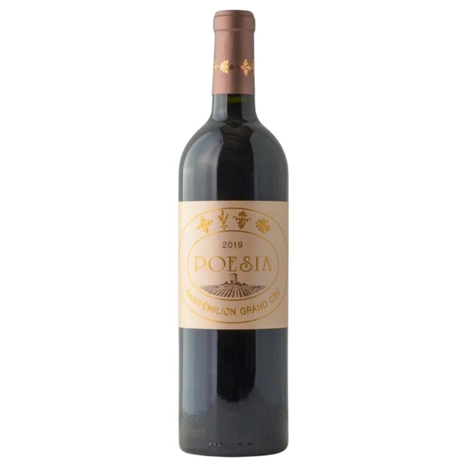 A bottle of 2019 Poesia 750ml Red Wine