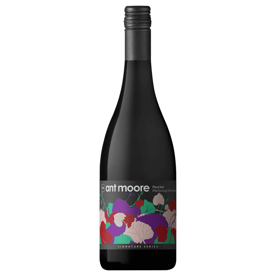 A bottle of 2020 Ant Moore A+ Pinot Noir 750ml Red Wine