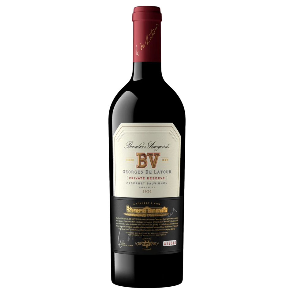 A bottle of 2020 Beaulieu Georges De Latour Private Reserve 750ml Red Wine