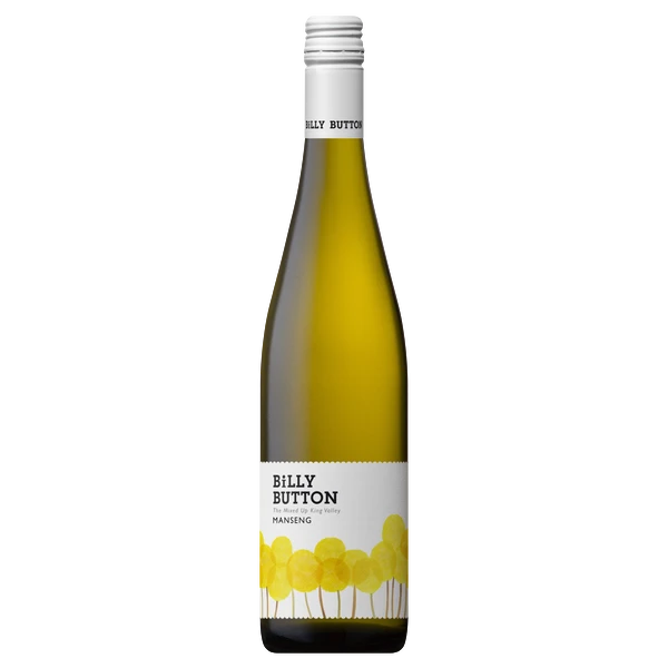 A bottle of 2020 Billy Button Manseng 750ml White Wine
