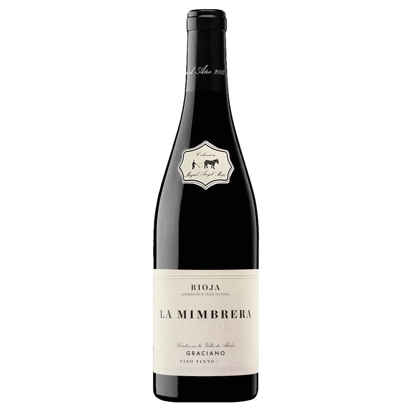 A bottle of 2020 Bodegas Exopto La Mimbrera de Exopto 2021 750ml Red Wine