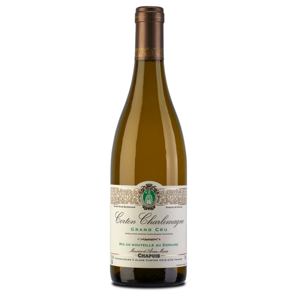 A bottle of 2020 Chapuis Corton Charlemagne Blc 750ml White Wine