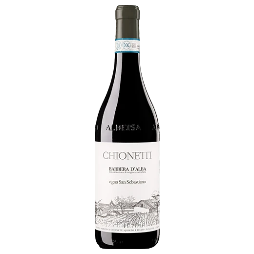 A bottle of 2020 Chionetti Barbera d'Alba DOC Vigna San Sebastian 750ml Red Wine