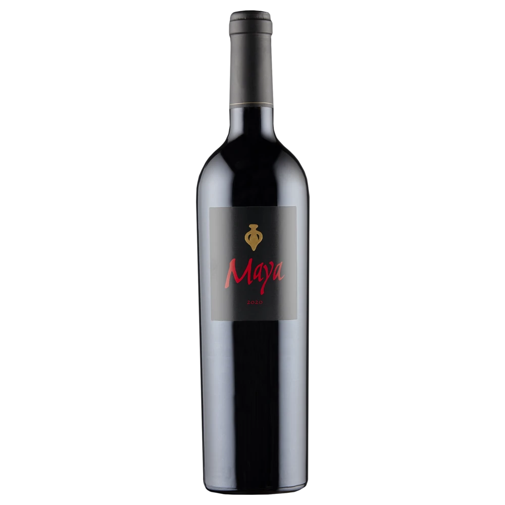 A bottle of 2020 Dalla Valle Maya 750ml Red Wine