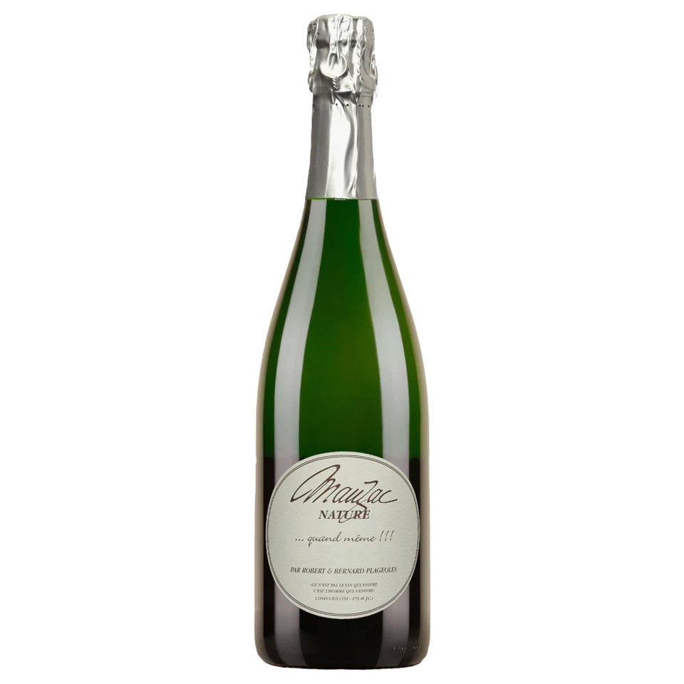 A bottle of 2020 Domaine Plageoles Gaillac Mauzac Nature Sparkling 750ml Sparkling Wine