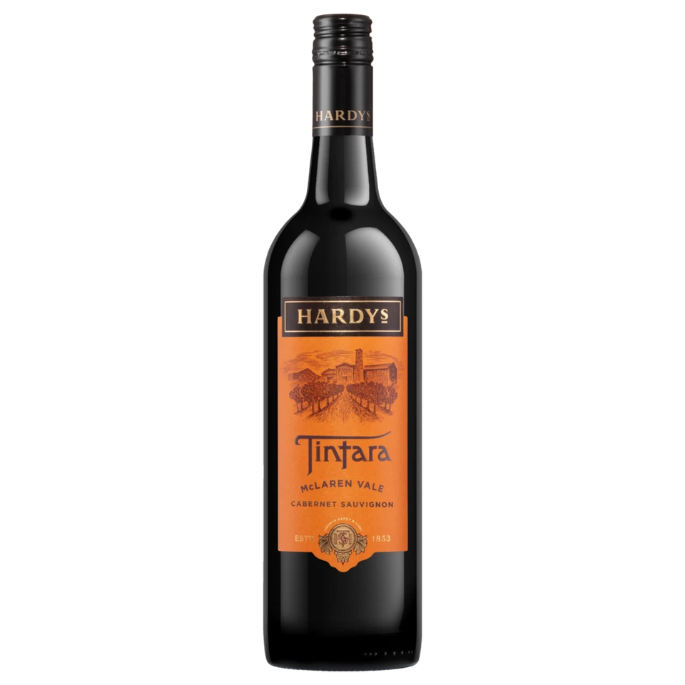 A bottle of 2020 Hardy's Tintara Cabernet Sauvignon 750ml Red Wine