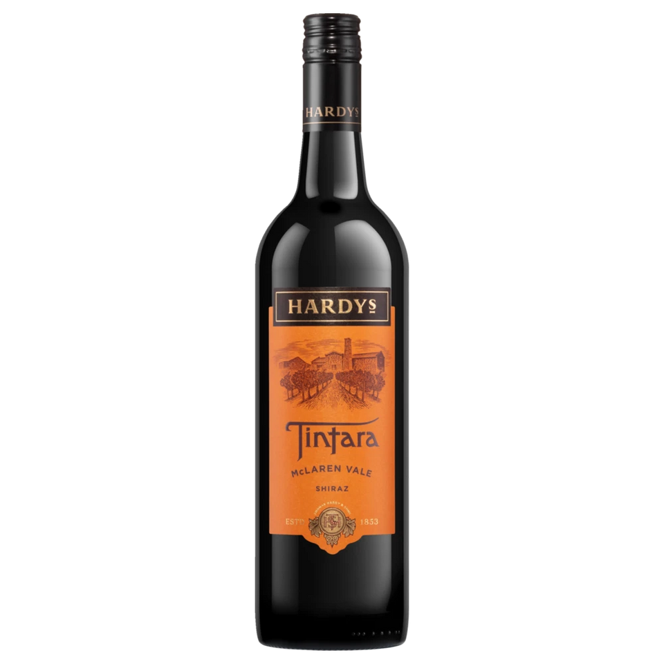 A bottle of 2020 Hardy's Tintara Shiraz 750ml Red Wine