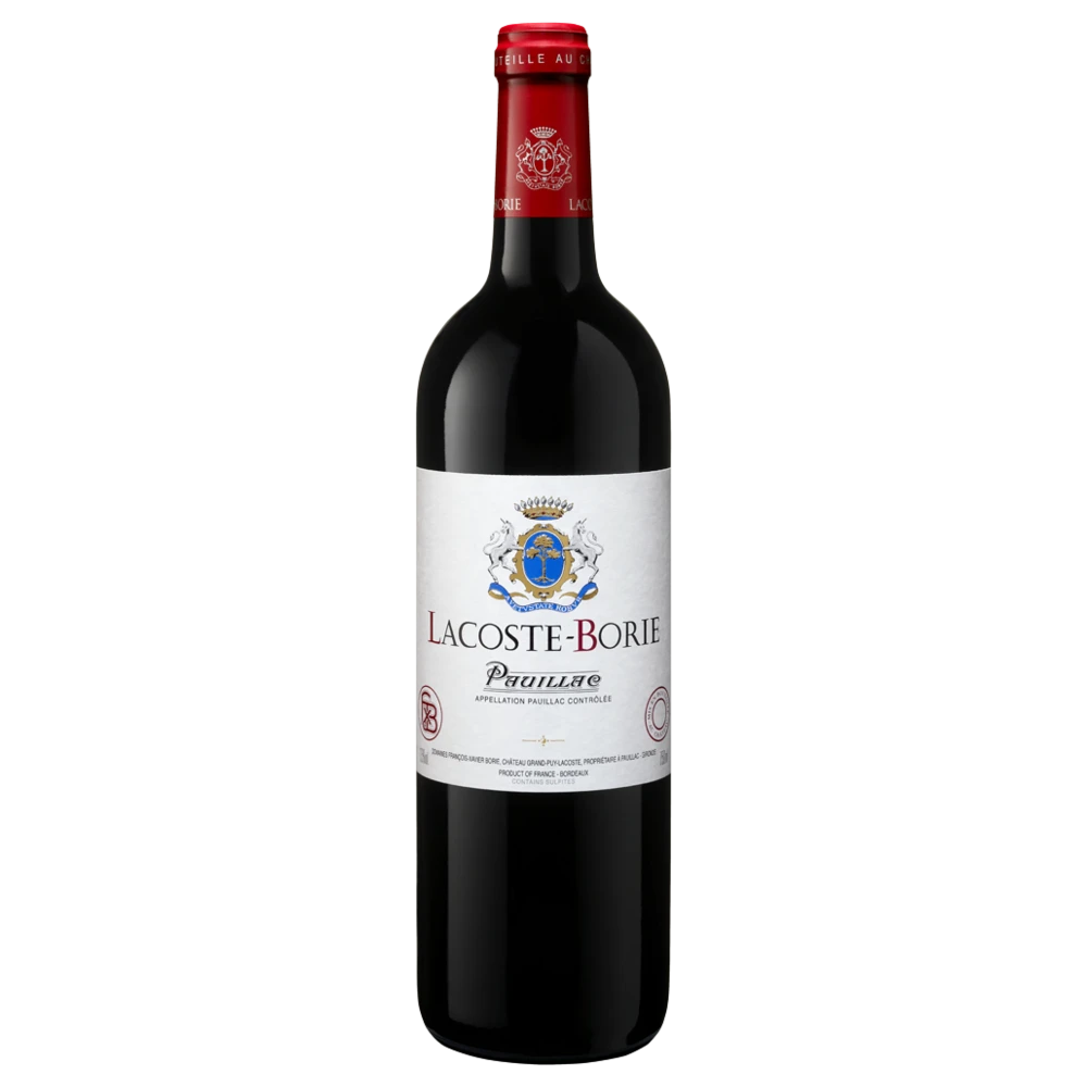 A bottle of 2020 Lacoste Borie 750ml Red Wine