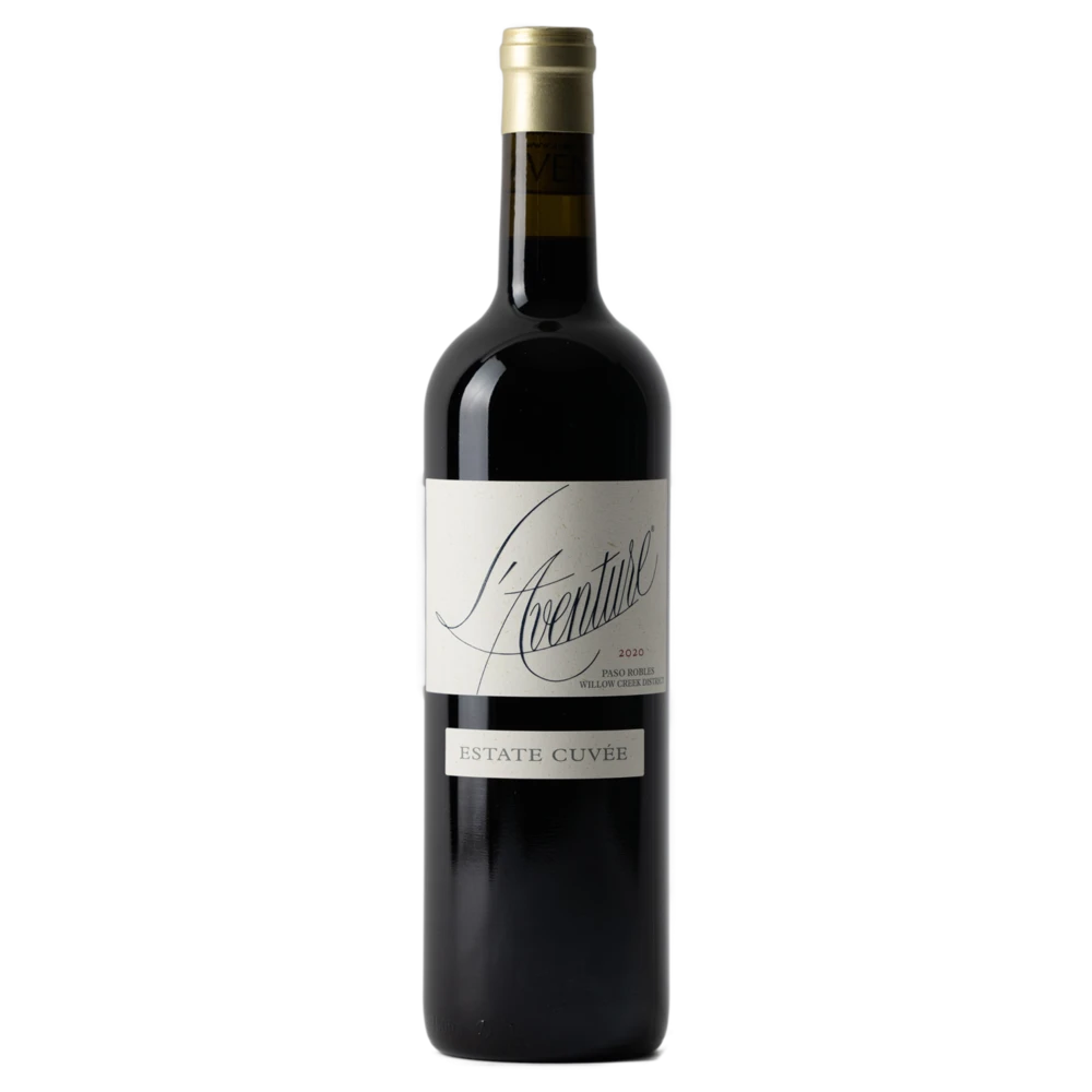 A bottle of 2020 L'Aventure Estate Cuvée 750ml Red Wine