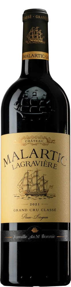 A bottle of 2020 Malartic Lagravière rouge 750ml Red Wine