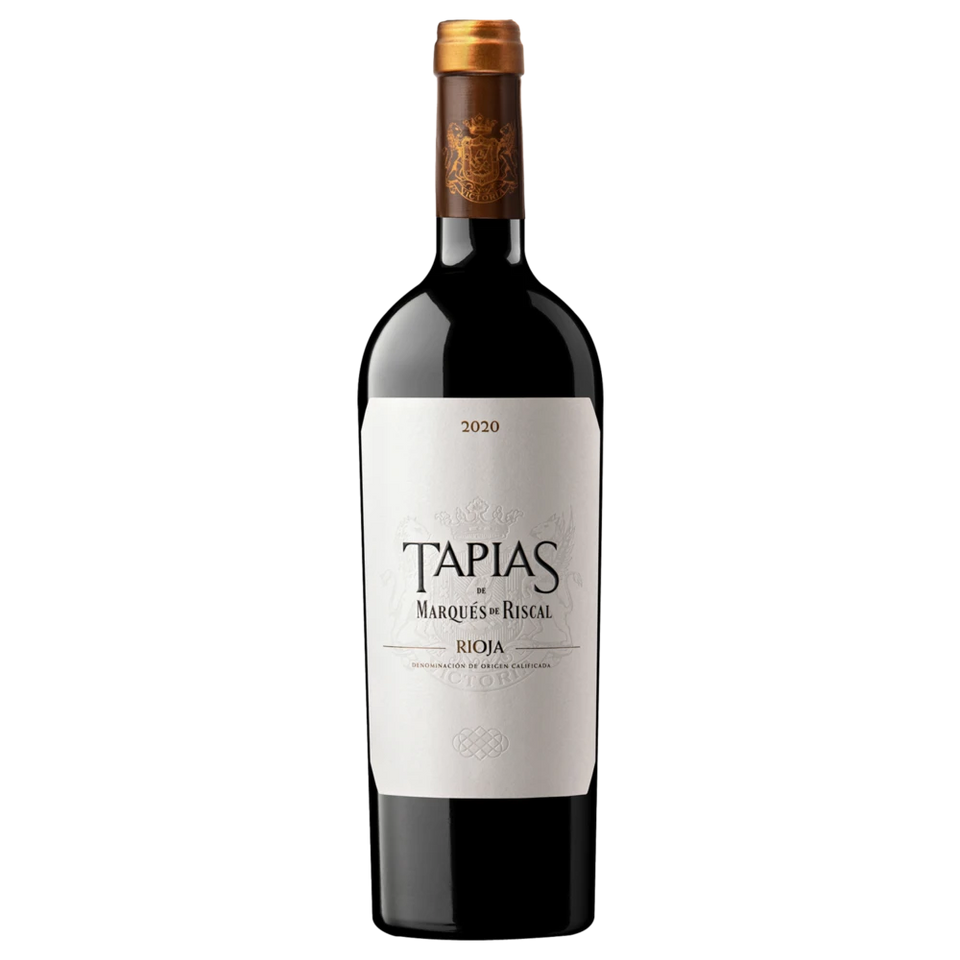 A bottle of 2020 Marques De Riscal Tapias 750ml Red Wine