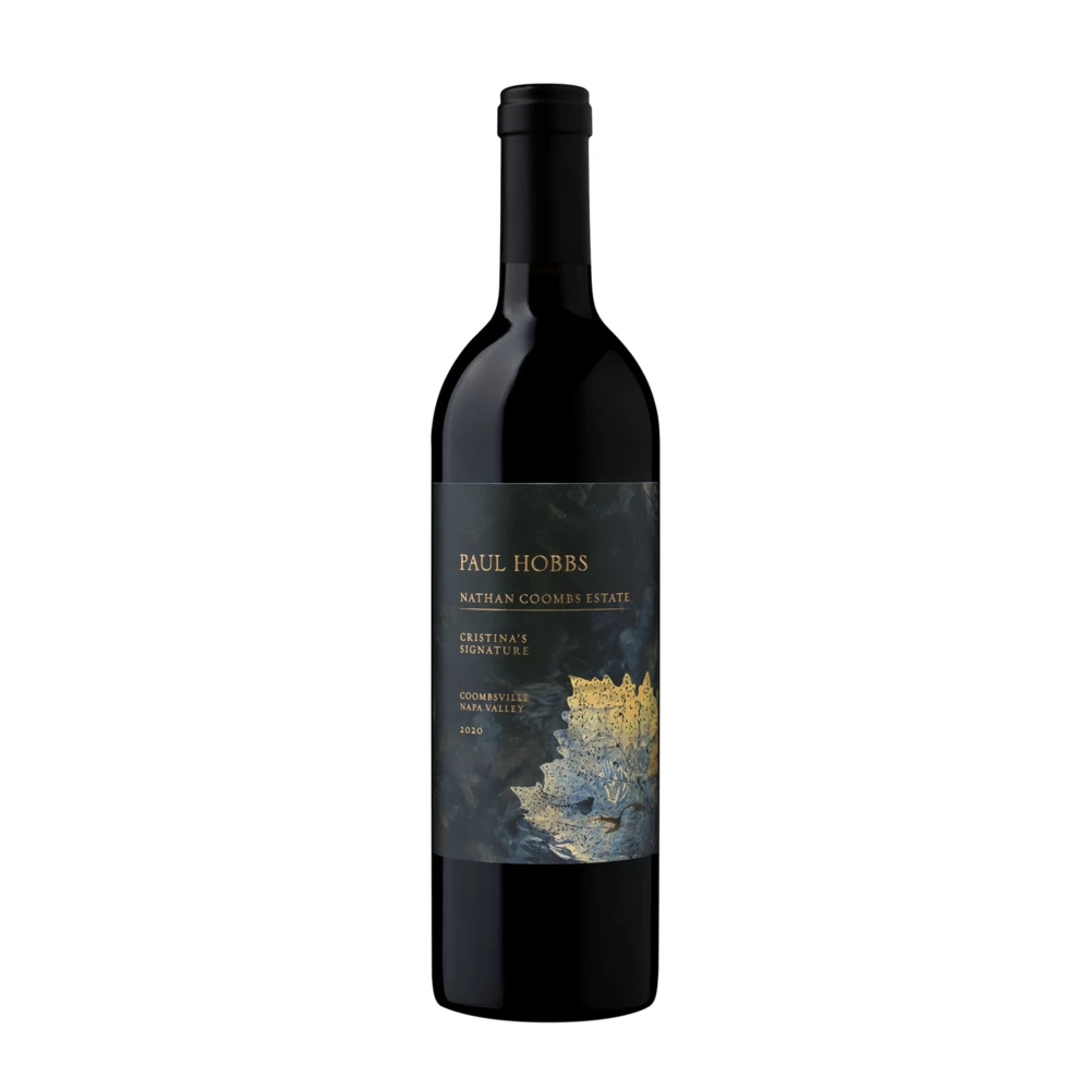 A bottle of 2020 Paul Hobbs Cristina's Signature 750ml Red Wine