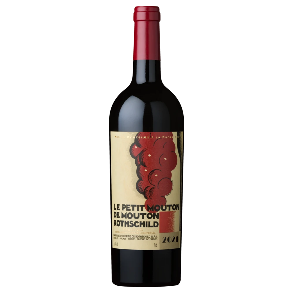 A bottle of 2020 Petit Mouton 750ml Red Wine
