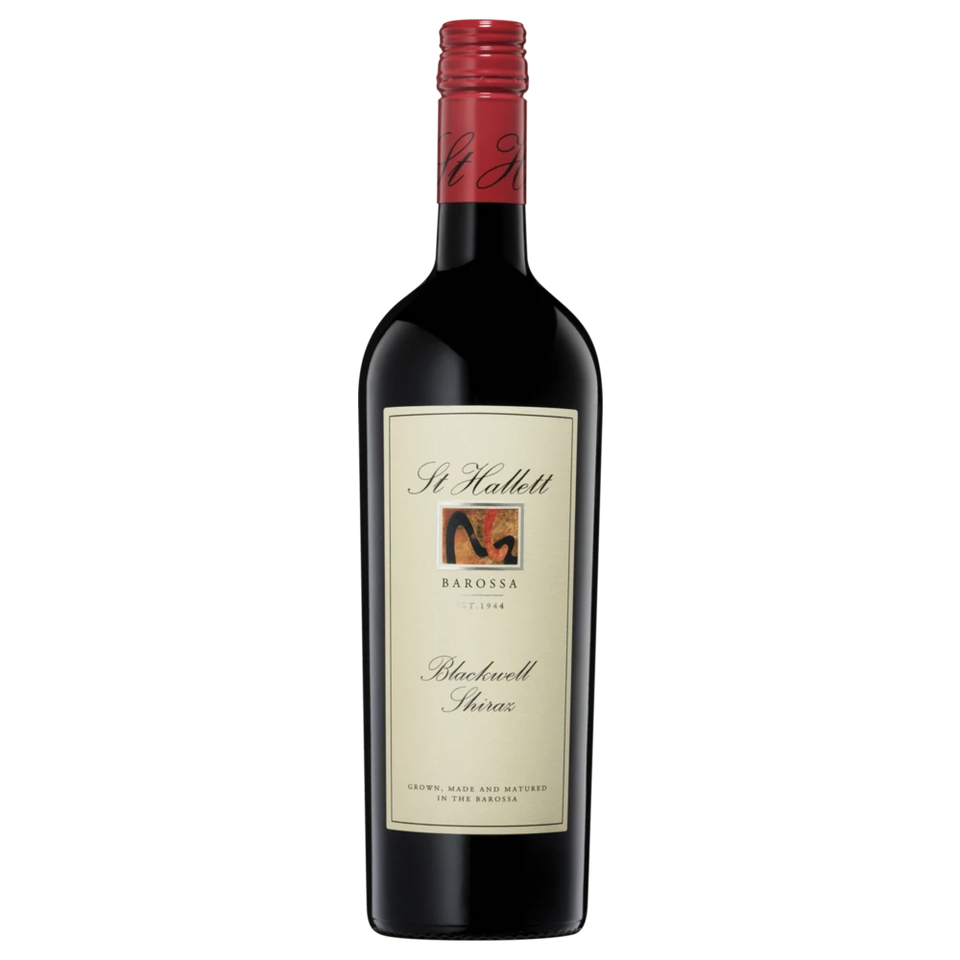 A bottle of 2020 St Hallett Blackwell Shiraz 750ml Red Wine